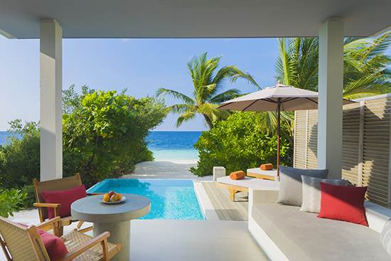 Beach Villa with Pool