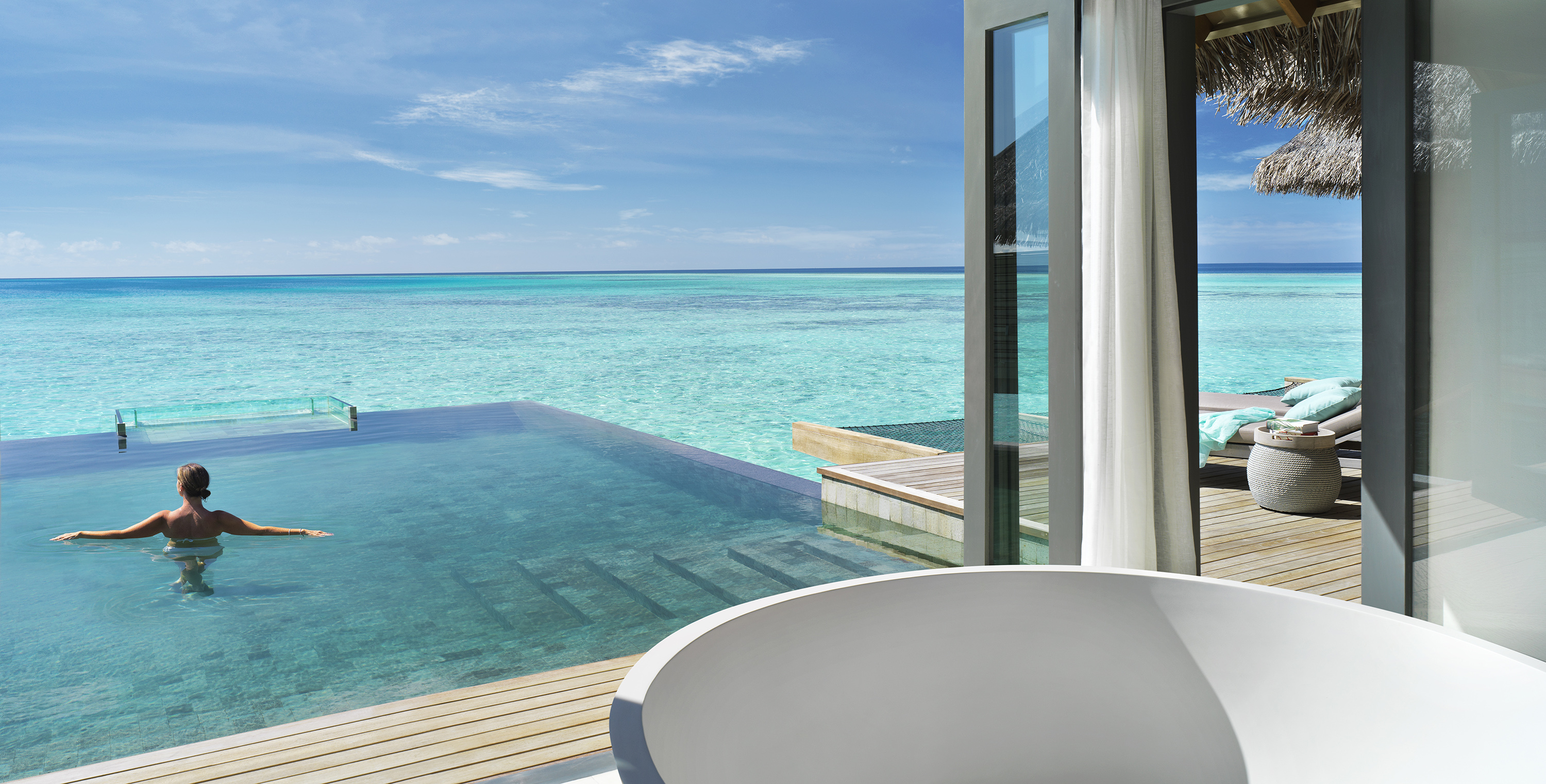 One Bedroom Over Water Pool Residence